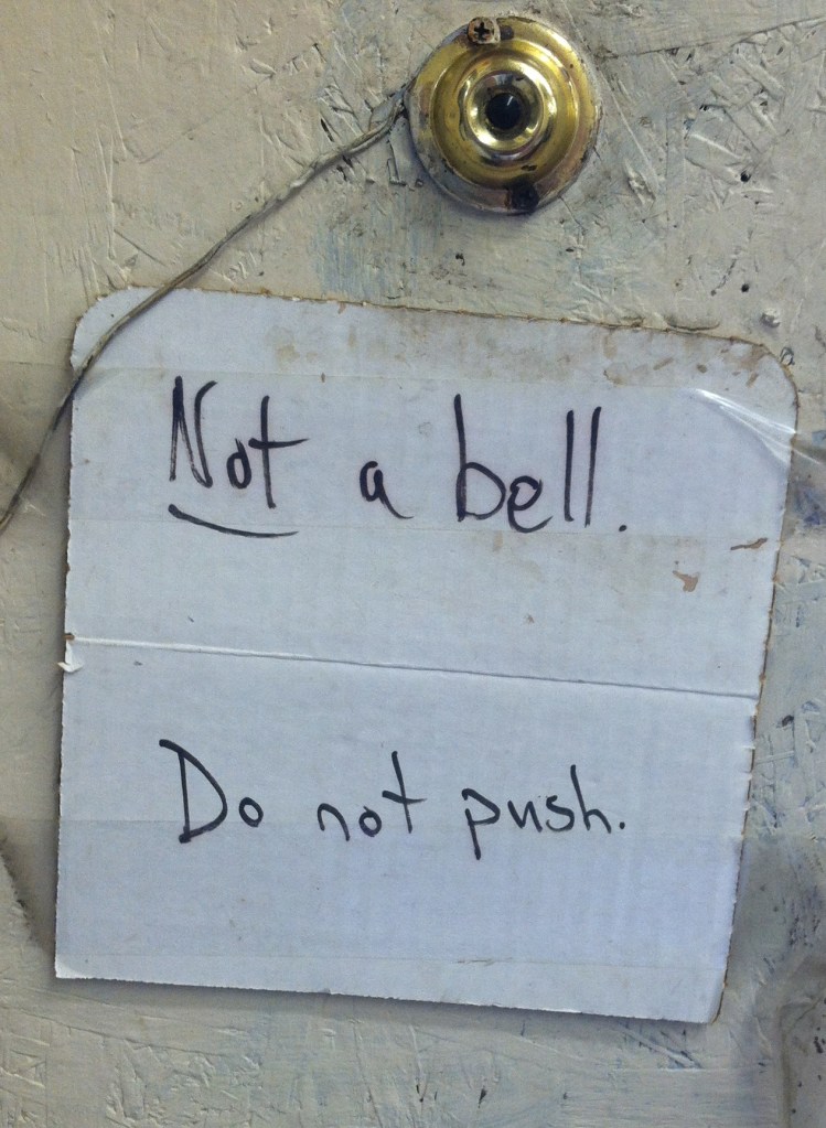 A sign in a fish shop in Providence, RI